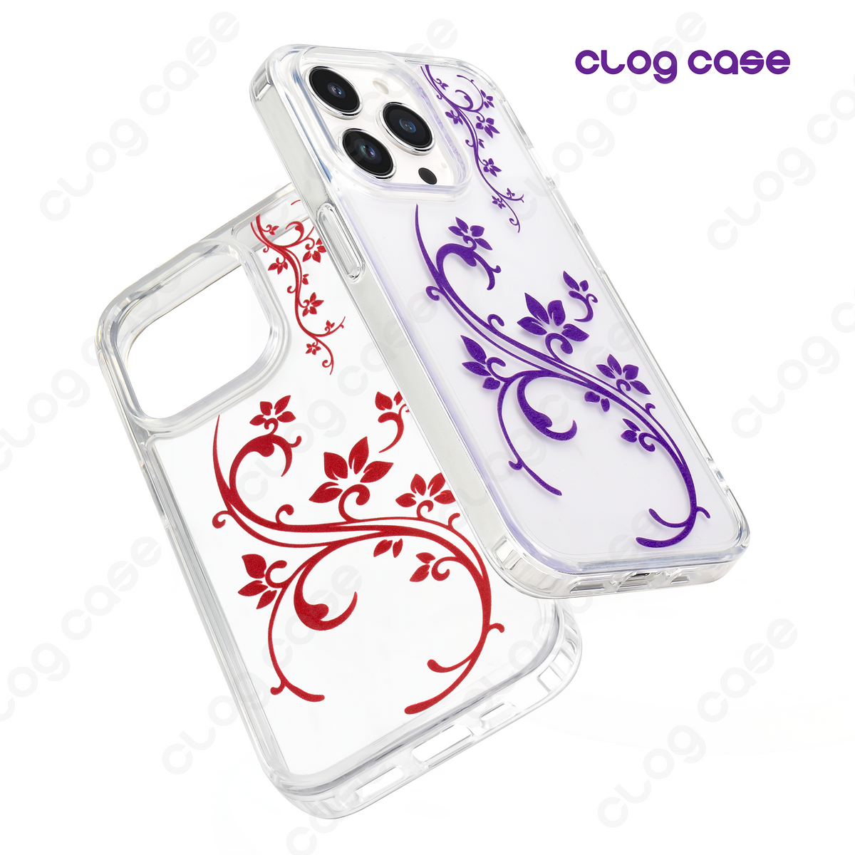 (OTHER COLORS) La Fleur Floral Vine Printed Case