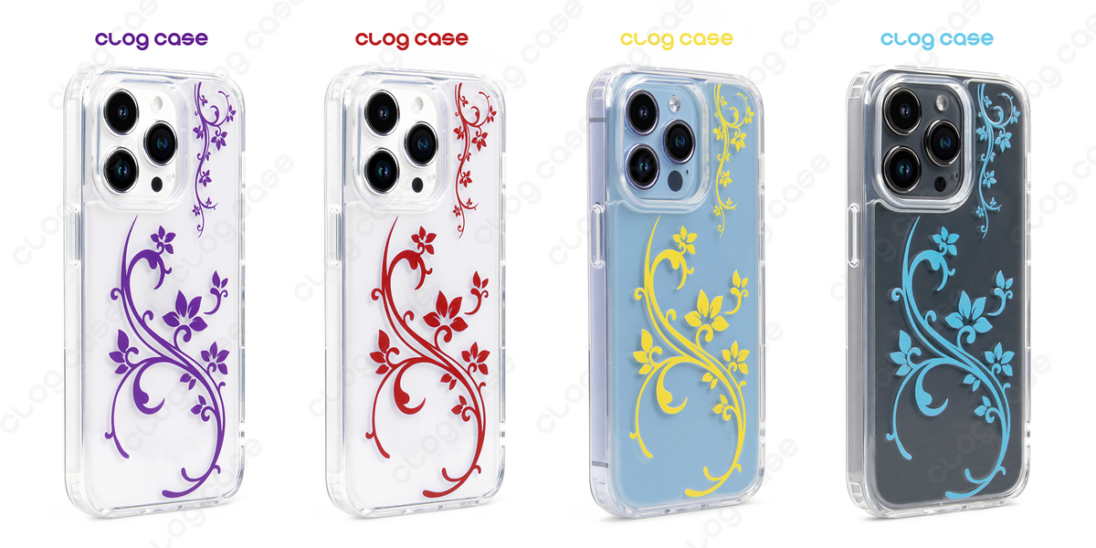 (OTHER COLORS) La Fleur Floral Vine Printed Case