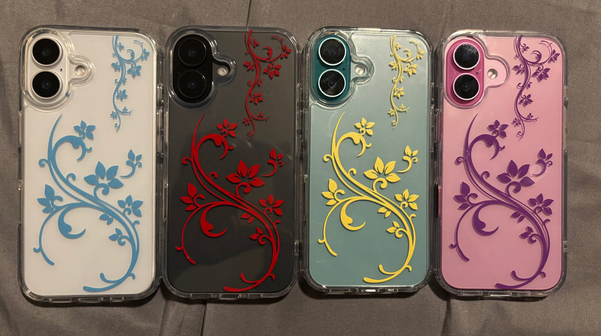 (NEW COLORS) La Fleur Floral Vine Printed Case