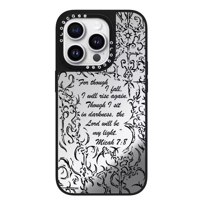 Siligism Scripture Mirror Phone Case